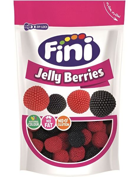 Fini Jelly Berries - Gelegodteri med Godterikuler 165 gram