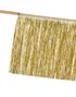 Skinnende Gullfarget Frynsebanner 1,35 meter