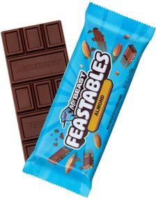 1776816000_6Mr. Beast Bar Mandelmælk Chokolade Med Mandelstykker 60 g (USA Import)