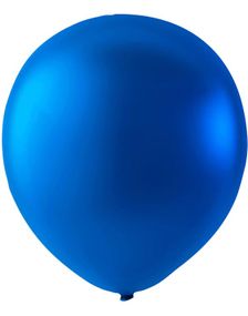 100 stk 23 cm MEGAPACK - Blå Metalic Balloner