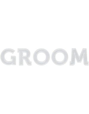GROOM Hvit Patch