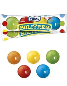 Vidal Bolitren - 4 Små Tyggegummier med Tutti Fruttismag