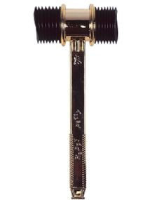 2in1 Party Fløjte & Pipe Hammer - Guld