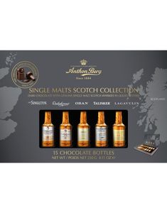Anthon Berg Single Malts Scotch Collection - Mørk Chokoladelikør 230 gram