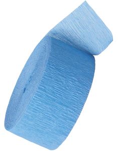 25 meter Lyseblåt Pyntebånd/Streamer