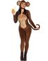 Cheeky Monkey - Ape Bodysuit Kostyme til Dame - Medium