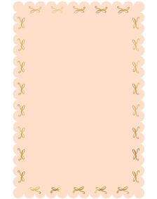 Rosa Papirduk med Gullfarget Sløyfer 120x180 cm - Unicorn Party
