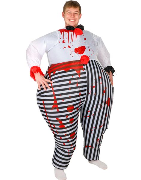 Oppblåsbart Klovnekostyme - Onesize