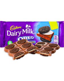 Cadbury Dairy Milk Oreo - Sjokoladeplate med Oreobiter 96 gram