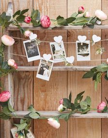2 Meter Blomsterranke med Pioner