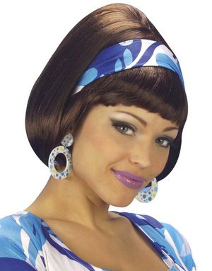 70s Chique Chick Paryk - Brun