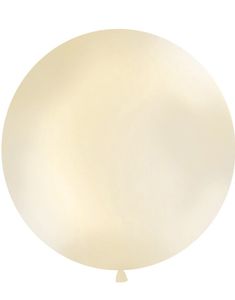 CREME Pastelfarvet Rund JUMBO Ballon 1 meter