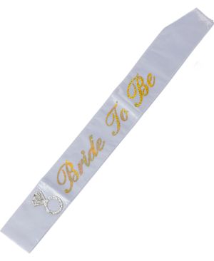 Hvidt Bride to Be Ordensbånd