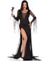 Spooky Beauty - Addams Family Morticia Inspireret Kostume Til Dame