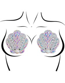 Selvklebende Kroppsstener med Skjellmotiv