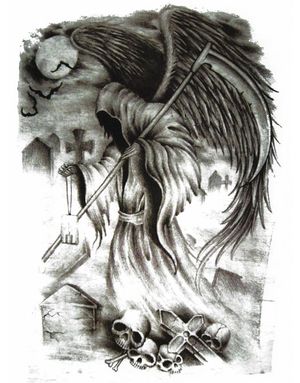The Reaper (Fake Tattoo)