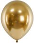 50 stk 30 cm - Glossy Gullfarget Ballonger