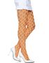 Orange 80-talls Tights m/ Store Ruter