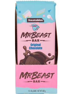 10 st Mr. Beast Bar Milk Chocolate 60 g - Hel Eske