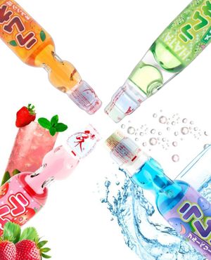 Taste Them All – Ramune Japansk Sodavand – Fire Smagsvarianter