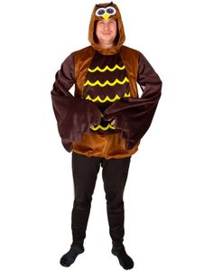 Uglekostyme med Hette til Herre - Onesize