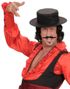 Zorro Inspireret - Sort Overskæg