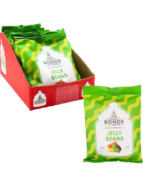 12 stk Jelly Beans - Bonds of London - Hel Eske 130 gram (UK)
