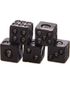Dice With Death - Hodeskalle Terninger Svart 5 Pack