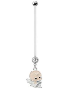 Navlepiercing For Gravide med Babyengel