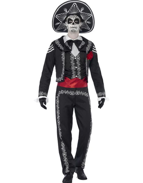 Señor Knokkel Day of The Dead Herrekostume