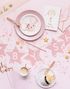Rosa og Hvitt Stjerneformet Babyshower Banner 290 cm