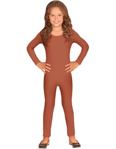 Brun Bodysuit til Børn med Lange Ærmer