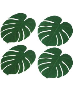 4 stk Palme Blader 34x30 cm