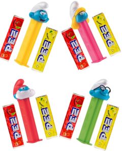 Taste Them All – Pez Smølferne – Fire varianter – Pakketilbud