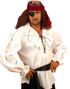 Hvid Pirat/Zorro Skjorte