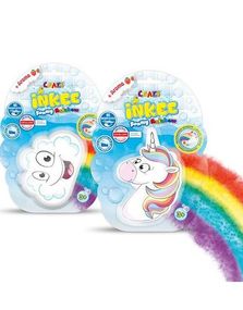 Craze Inkee Assorteret Regnbue Enhjørning/Sky Badebombe