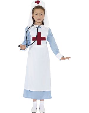 Sygeplejerske fra 1.Verdenskrig Børnekostume