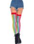 Rainbow Fishnet Nettingstrømper