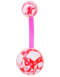 Slik Orange Navlepiercing