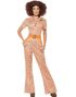 Autentisk 70 Talls Jumpsuit Damekostyme - Strl Medium