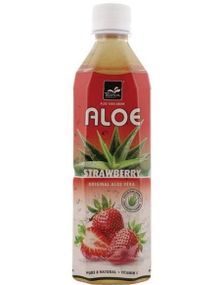 Tropical Aloe Vera Jordbær Leskedrikk 500 ml