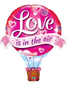 Stor Love is in the Air Luftballong Folieballong 107 cm