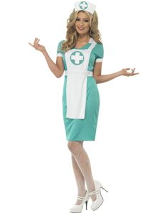 Scrub Nurse - Sygeplejerskekostume til Damer