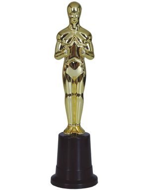 Oscar Inspirert Gullfarget Statue 23 cm