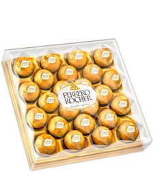 24 stk Ferrero Rocher Sjokoladekonfekt - Ekstra Stor Konfekt/Gaveeske 300 gram