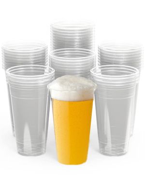 20 stk Genanvendelige Plastkrus 1/2 Pint - 284 ml