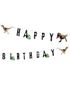 Dinosaur Happy Birthday Bursdagsbanner 2 Meter