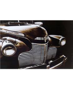 Sort-hvid Buick Vægbillede 60x40 cm