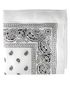Paisley Bandana - Hvid