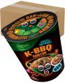 8 stk Sweet and Savory K-BBQ Ramyun - Koreansk BBQ - BIBIGO - Hel Kasse 784 gram (Korea)